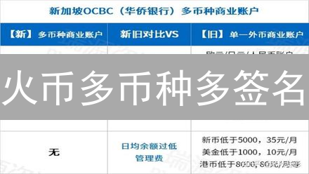 火币多币种多签名：安全灵活的数字资产管理方案