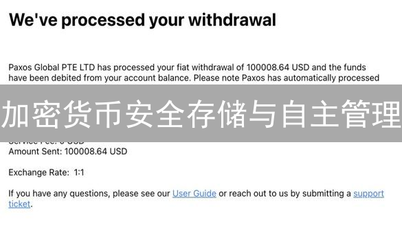 加密货币安全存储与自主管理：币安提现与钱包选择指南