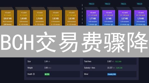 BCH交易费骤降？对比特币现金意味着什么？