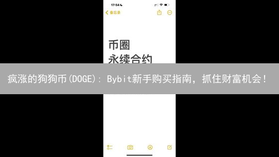 疯涨的狗狗币(DOGE): Bybit新手购买指南，抓住财富机会！