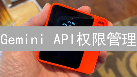 Gemini API权限管理：10招保障你的交易安全！
