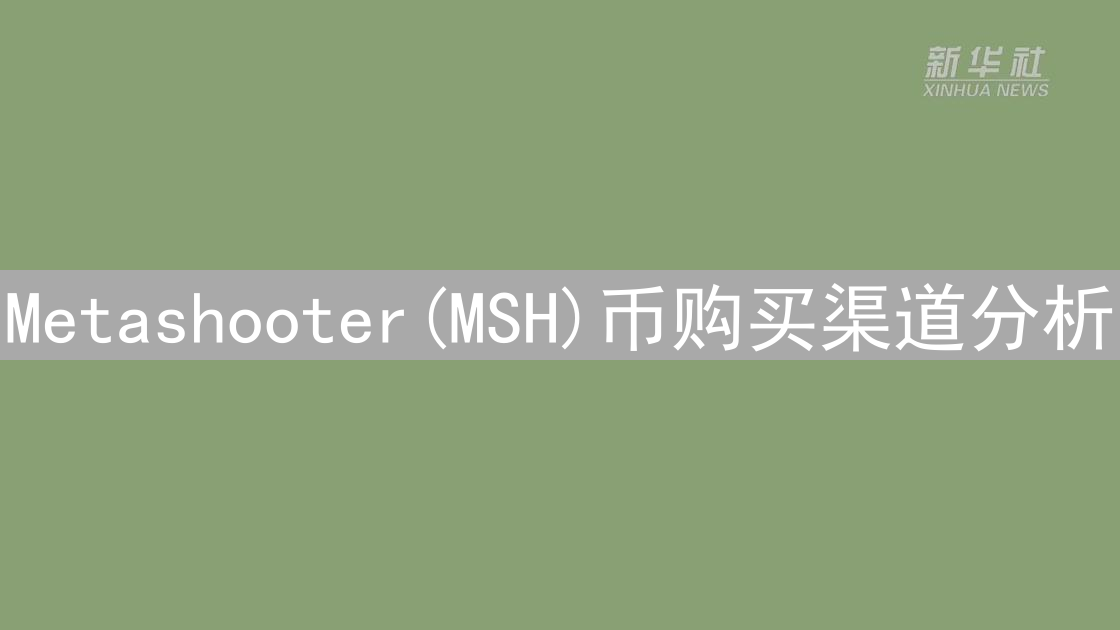 Metashooter(MSH)币购买渠道分析：哪里买最划算？