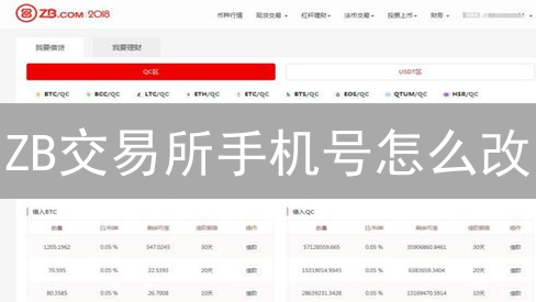 ZB交易所手机号怎么改？2024最新改号流程详解！